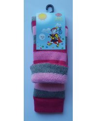 Weri Специя 44174 Stripe чулки розовые махровые