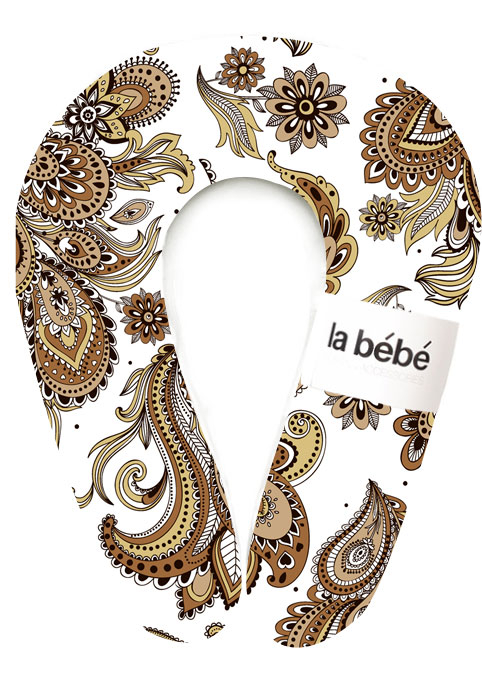 La Bebe™ Snug Satin Nursing Maternity Eastern Beauty Art.85910 Eastern Mod Подковка для сна, кормления малыша 20*70 cm