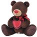 Orange Toys Choco&amp;Milk Art. C003/20 Мягкая игрушка Мишка Choco With Heart (20 см)