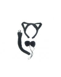 Карнавальные аксессуары Kit Art.18723 Black Cat