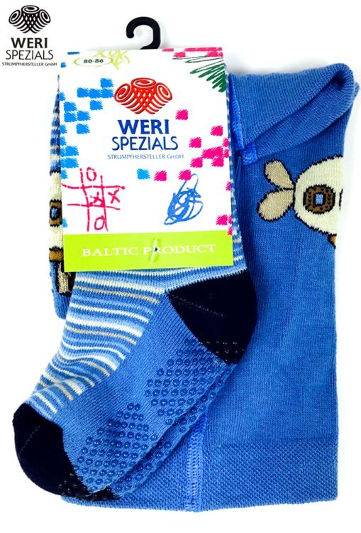 Weri SPEZIALS Art.89281 Колготки с ABS и теплые ноги (анти Allerģiskas) 56-160 размер.