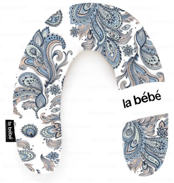 La Bebe™ Rich Maternity Pillow Art.85914 Eastern Mod Подковка для сна, кормления малыша 30x104 cm
