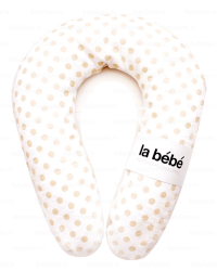 La Bebe™ Snug Cotton Nursing Maternity Pillow Eco Dots Art.90957 Подковка для сна/кормления малыша Mit.20x70см