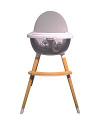 Britton Fika Art.B2131 Light Grey/Natural Legs стульчик для кормления