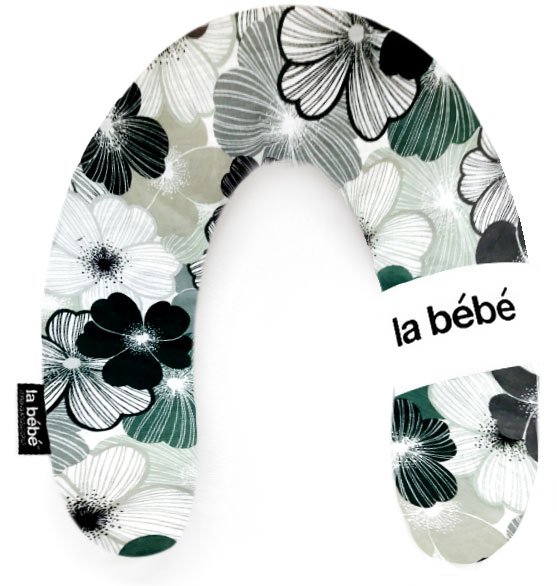 La Bebe™ Rich Maternity Pillow Art.5194 Flowers Подкова для сна, кормления малыша 30x104 cm