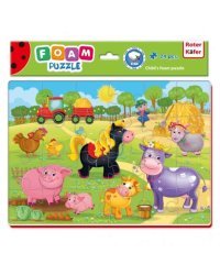Roter Käfer Foam Puzzle Art.RK1201-05 Мягкий 3D пазл Ферма (Vladi Toys)