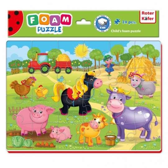 Roter Käfer Foam Puzzle Art.RK1201-05 Мягкий 3D пазл Ферма (Vladi Toys)