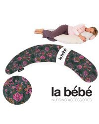 La Bebe™ Moon Maternity Pillow Art.103165 Garden Большая подушка для беременных с наполнителем из Memory Foam (особенно мягкий и тихий наполнитель) 185cm