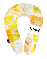 La Bebe™ Snug Cotton Nursing Maternity Pillow Art.80930 Patchwork Подкова для сна, кормления малыша, 20x70 cm