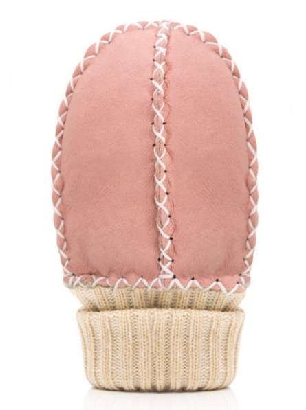 Fillikid Lammfell Grosse Art.B65-12 Rosa рукавички для новорожденных из шерсти