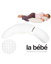 La Bebe™ Moon Maternity Pillow  Art.116603 Crosses Liels spilvens grūtniecēm ar memory foam pildījums (īpaši mīksts un kluss) ,185cm