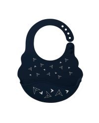 BabyOno Bib Art.829/07 Слюнявчик силиконовый с кармашком