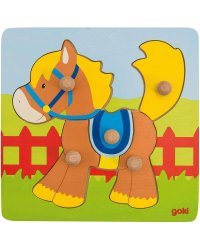 Goki Puzzle Horse Art.57555 Пазл Лошадка