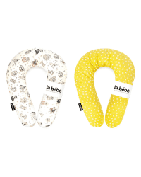 La Bebe™ Snug Cotton Nursing Maternity Pillow Art. 101730 Funny Dogs Подковка для сна, кормления малыша 20*70cm