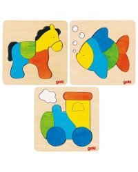 Goki Puzzle Art.57436 Деревянный пазл