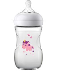 Philips Avent Natural Art.SCF070 / 25 кормление из бутылочки с соской в ​​медленном потоке, 1M + 260ml