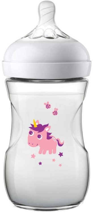 Philips Avent Natural Art.SCF070 / 25 кормление из бутылочки с соской в ​​медленном потоке, 1M + 260ml