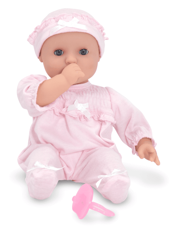 Melissa&amp;Doug Jenna Art.14881 Кукла-младенец с аксеcсуарами, 31 см