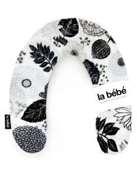 La Bebe™ Rich Maternity Pillow Art.8213 Black/White Подкова для сна, кормления малыша 30x104 cm