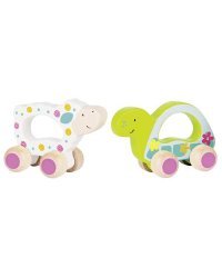 Goki Push Along Art.55906 Деревенная игрушка на колёсиках,1шт