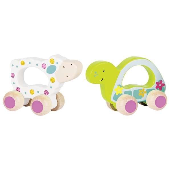 Goki Push Along Art.55906 Деревенная игрушка на колёсиках,1шт