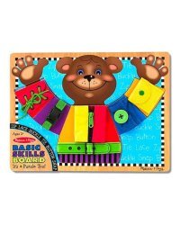 Melissa&amp;Doug Skills Board Art.13784 Деревянная доска-застёжка