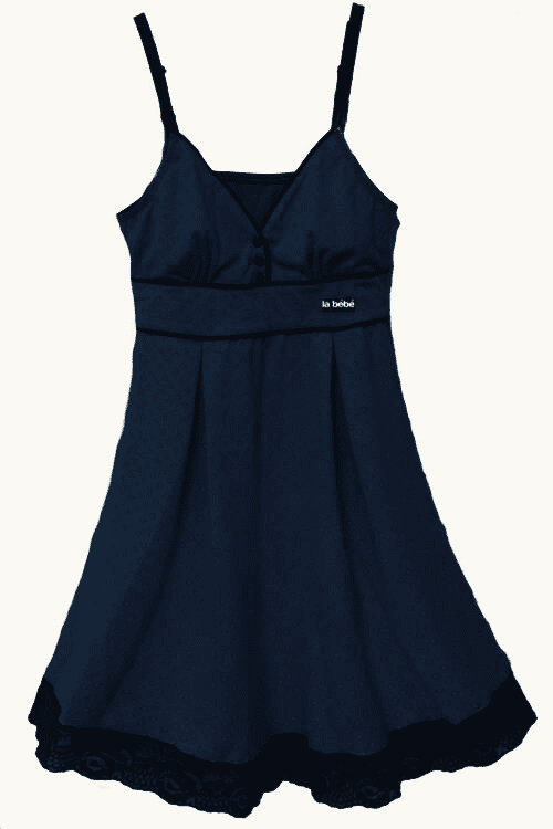 La Bebe™ Nursing Eclipse Art.93906 Navy Blue Ночнушка для беременных и кормящих