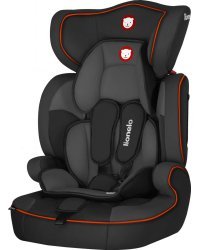 Lionelo Lo-Levi One Sporty Art.165843 Black Autosēdeklis 9-36 kg