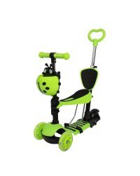 TLC Scooter 3 in 1 Art.49245 Green Трехколесный самокат c ручкой