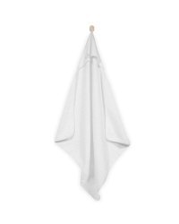 Jollein Bathcape White Art.534-514-00001 Детское Полотенце после купания с капюшоном 75x75см