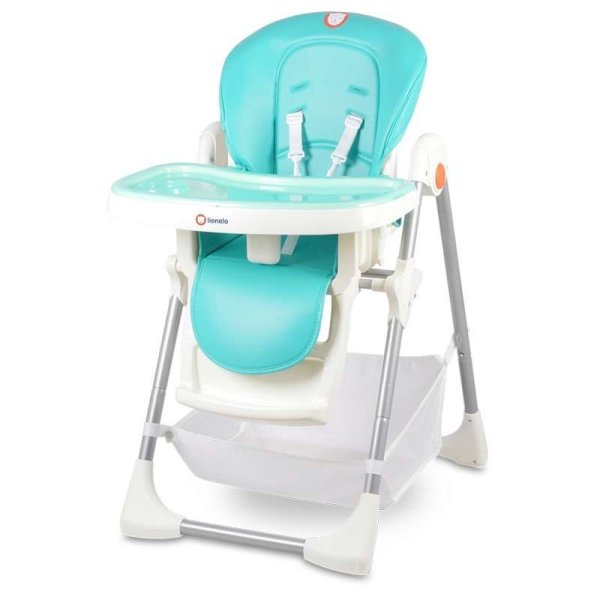 Обложка книги «Lionelo Linn Plus Art.109387 Turquoise Стульчик для кормления»