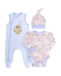 Bembi Art.KP208-G41 Детский комплектик из 3 частей 100% хлопок
