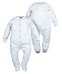 Обложка книги «La Bebe™ Baby Romper Art.102450 White Детские ползунки с длинным рукавом и закрытыми пяточками из чистого хлопка»