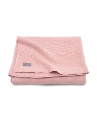 Jollein Soft Knit Creamy Peach Art.516-522-65288 Хлопковый вязаный плед 100x150см
