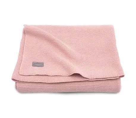 Jollein Soft Knit Creamy Peach Art.516-522-65288 Хлопковый вязаный плед 100x150см