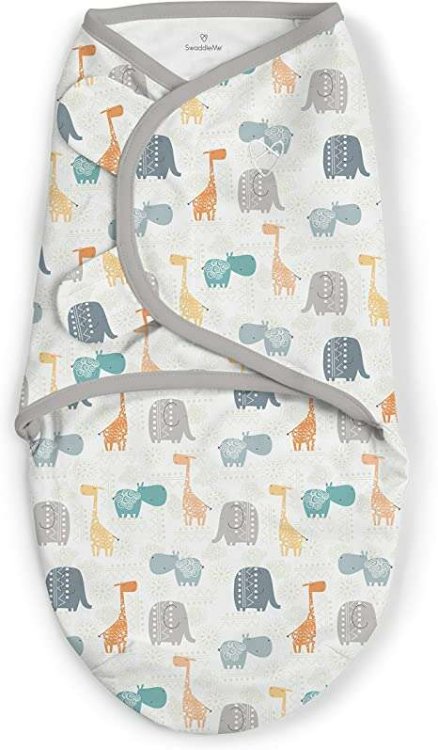 Summer Infant Art.55945 Swaddle Me Wrapsack Хлопковая пелёнка для комфортного сна, пеленания 3,2 кг до 6,4 кг.