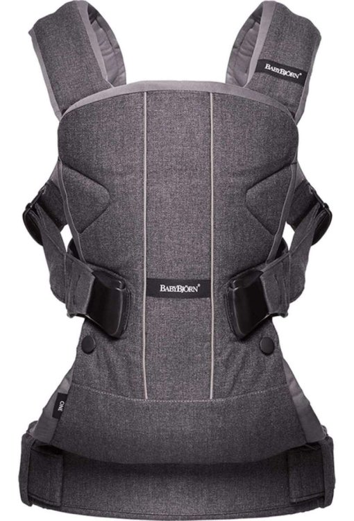Babybjorn Baby Carrier One Cotton Mix Art.098094 Denim Grey Кенгуру - Рюкзачок повышенной комфортности
