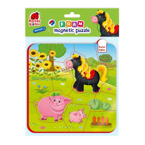 Roter Käfer Foam Magnetic Puzzle Art.RK5010- 08 Мягкий пазл с магнитами (Vladi Toys)