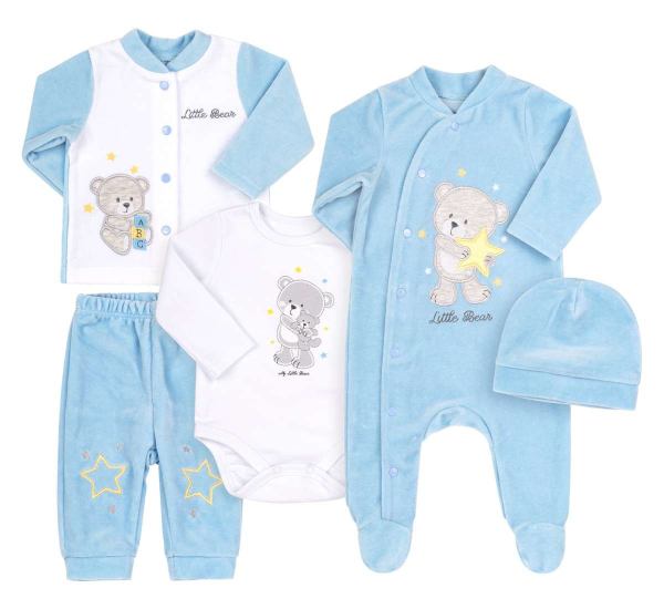 Bembi Art.KP231-410 Детский комплектик из 5 частей 100% хлопок