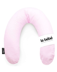 La Bebe™ Rich Cotton Nursing Maternity Pillow Art.81031 Pink Flanel Подковка для сна, кормления малыша 30x104 cm