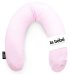 La Bebe™ Rich Cotton Nursing Maternity Pillow Art.81031 Pink Flanel Подковка для сна, кормления малыша 30x104 cm