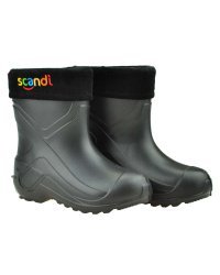 Lemigo Scandi 763 Art.69861 Black Супер лёгкие утеплённые детские сапоги с термо чулком