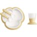 Обложка книги «Babybjorn Baby Feeding Set Art.078166 Powder Yellow Комплект столовых принадлежностей (4шт.)»