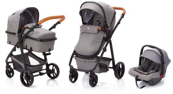Обложка книги «Fillikid Panther Art.707-17 Light Grey Универсальная коляска 3 в 1»