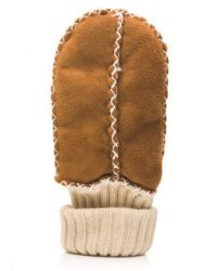Fillikid Lammfell Grosse Art.B65-27 Braun рукавички для новорожденных из шерсти