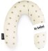 La Bebe™ Rich Maternity Pillow Memory Foam Art.113030 White&amp;Beige Star Подковка для сна / кормления малыша, 30x104 cm