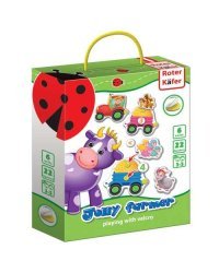 Roter Käfer Art.RK6101-03 Игра с липучкой Веселый фермер (Vladi Toys)