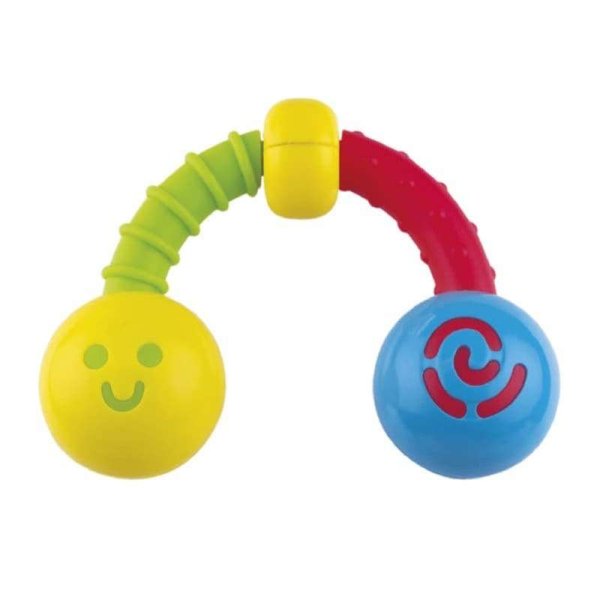 Обложка книги «WinFun Caterillar Rattle Art.0184 Цветная развивающая погремушка»