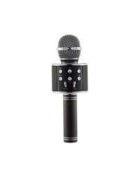 TLC Baby Microfone Art.WS-858 Black Karaoke mikrofons - skaļrunis ar balss maiņas efektiem