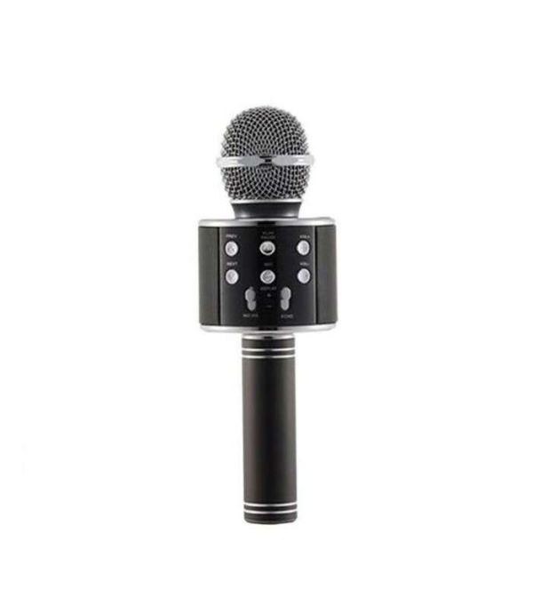 Обложка книги «TLC Baby Microfone Art.WS-858 Black Karaoke mikrofons - skaļrunis ar balss maiņas efektiem»